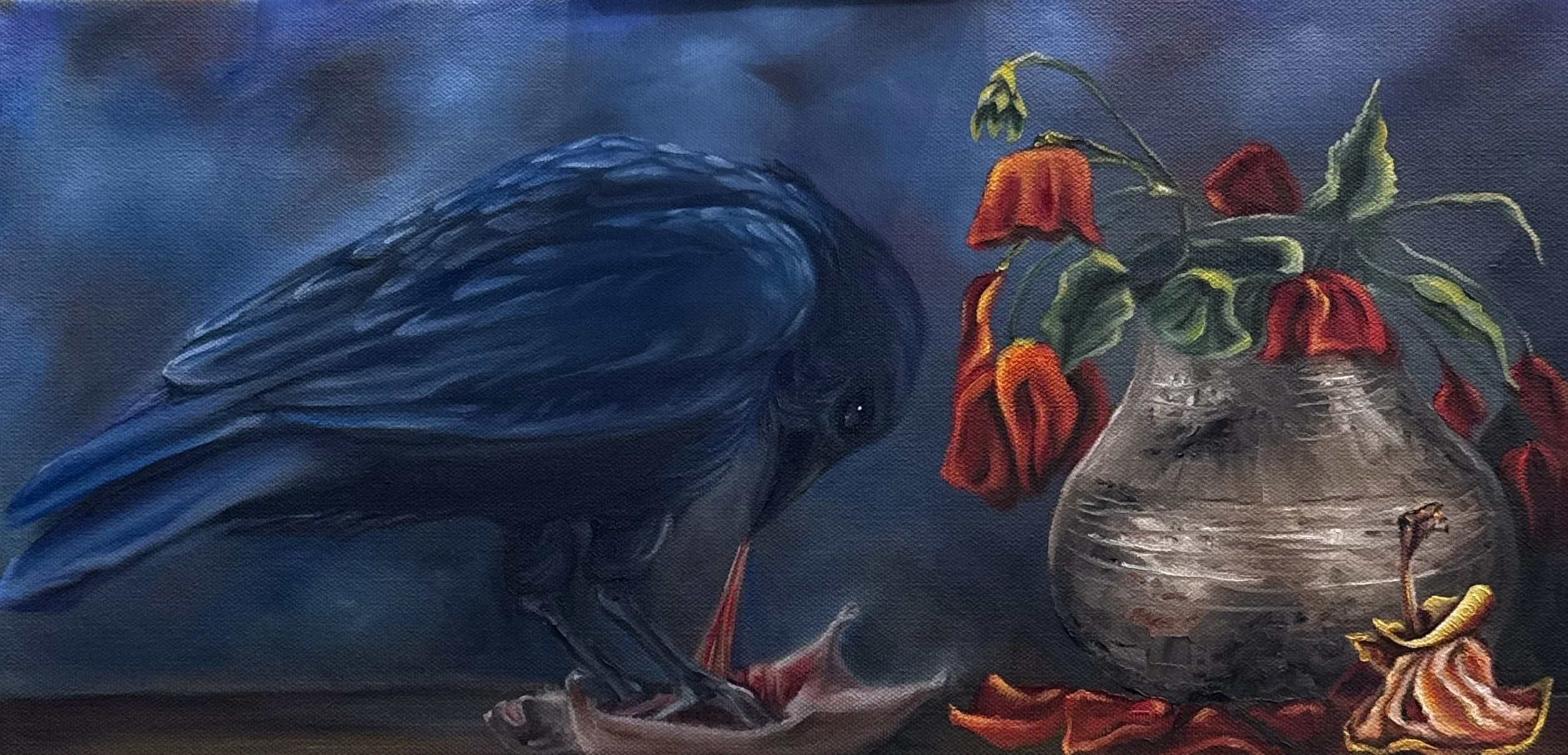 Momento Mori  Oil on Canvas 12"x24"