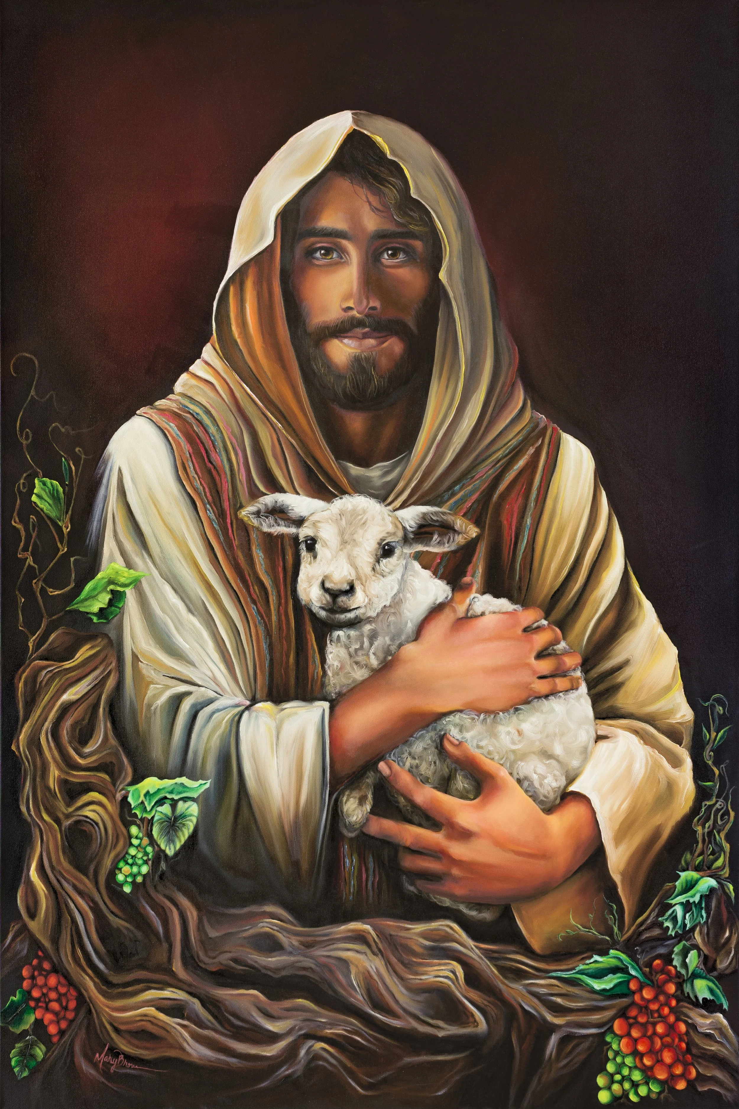 Our Good Shepherd  Oil on Canvas  40"x60"
