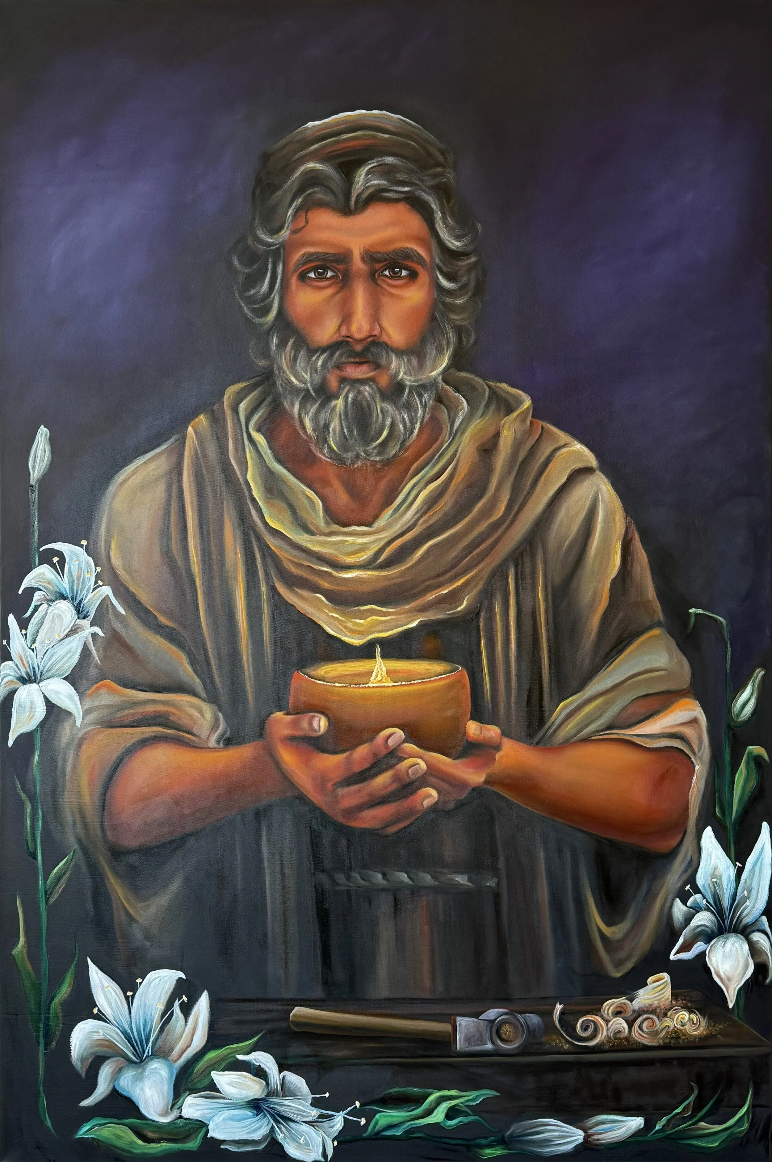 St Joseph  Oil on Canvas  40"x60"