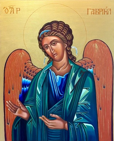 Icon Panels, St. John Vianney Catholic Church, St. Gabriel, right side