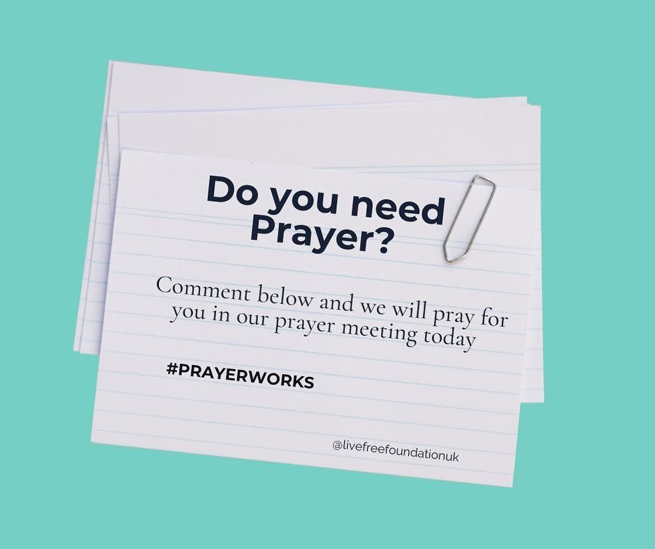 We know a lot of you are finding things hard at the moment, please, no God is with you today. He will never leave you nor for sake you. Every Tuesday morning, we have a prayer meeting where we pray for you all. If any of you are needing any prayer, y