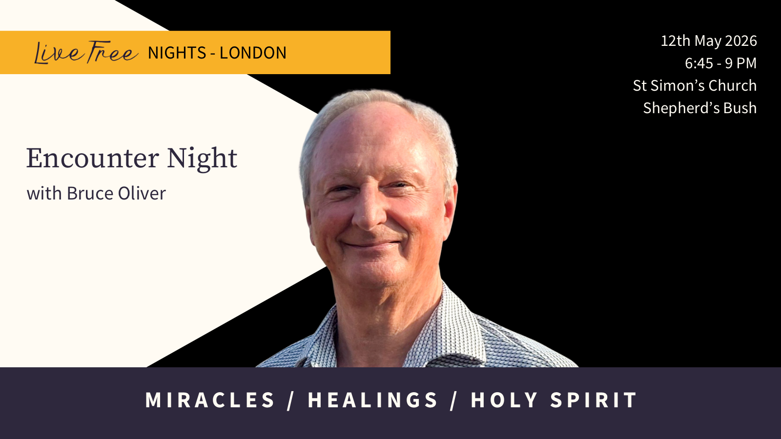 May Encounter Evening with Bruce Oliver