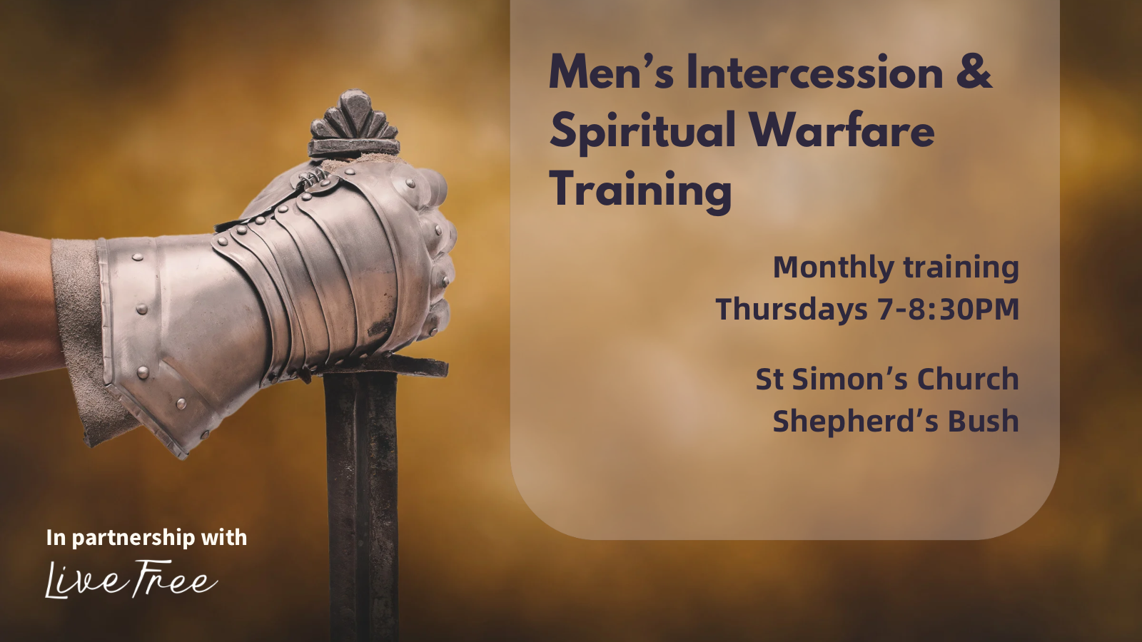 Men's Intercession & Spiritual Warfare Training