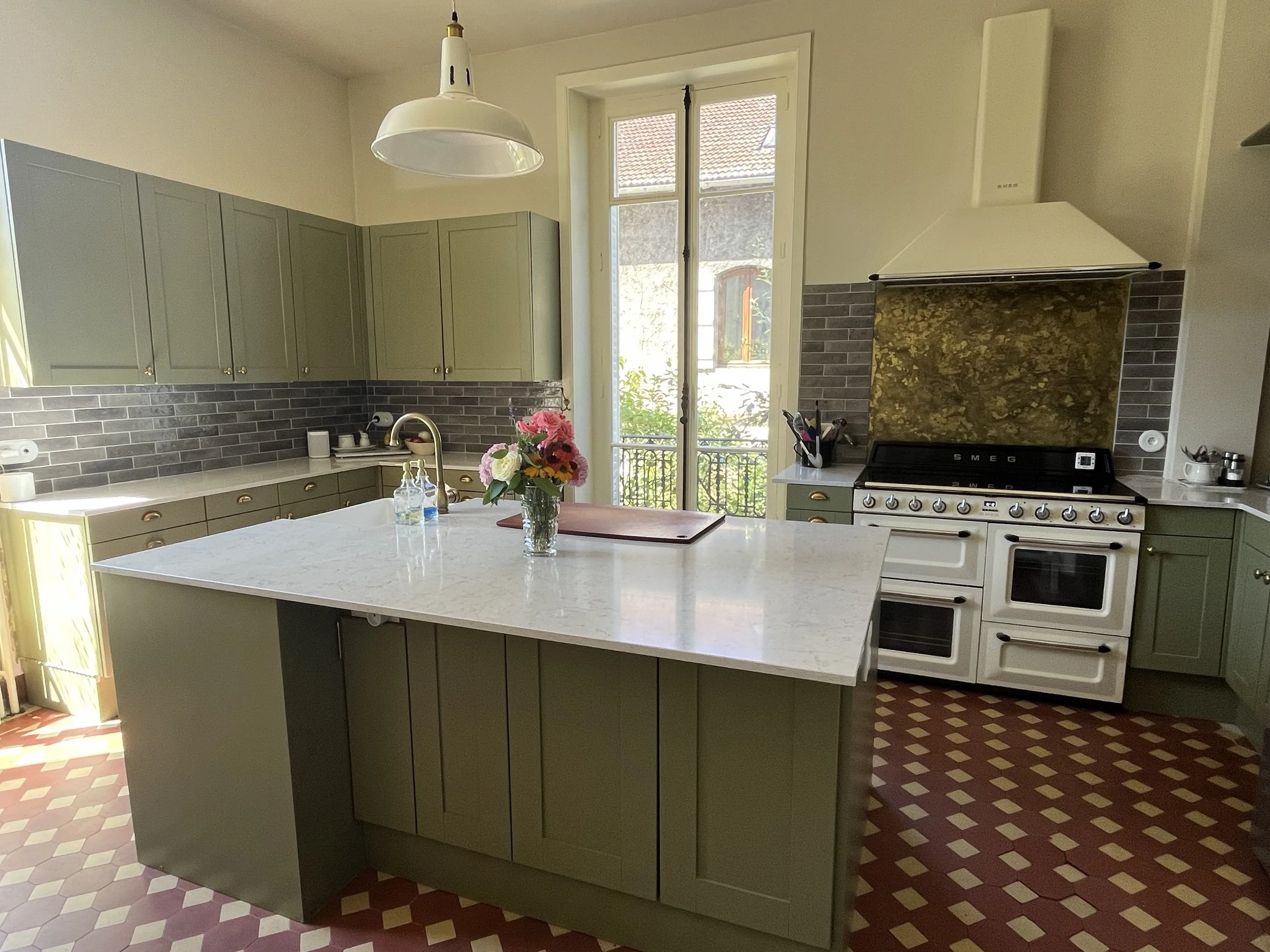 Newly renovated teaching kitchen