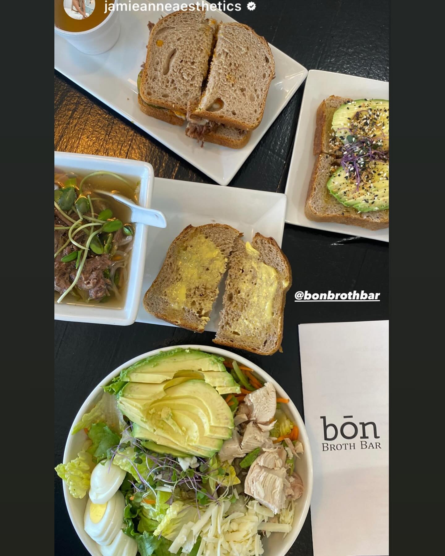 What I&rsquo;m calling henceforth, the Bōn Appetite&hellip;

- Bōn Roast Beef &amp; Cheddar Sandwich 
- Bōn Broth Bowl with a side of Sourdough Toast
- Bōn Salad Bowl
- Bōn Avocado Toast

&hellip; the best of all worlds. 

Local. Healthy. Delicious. 