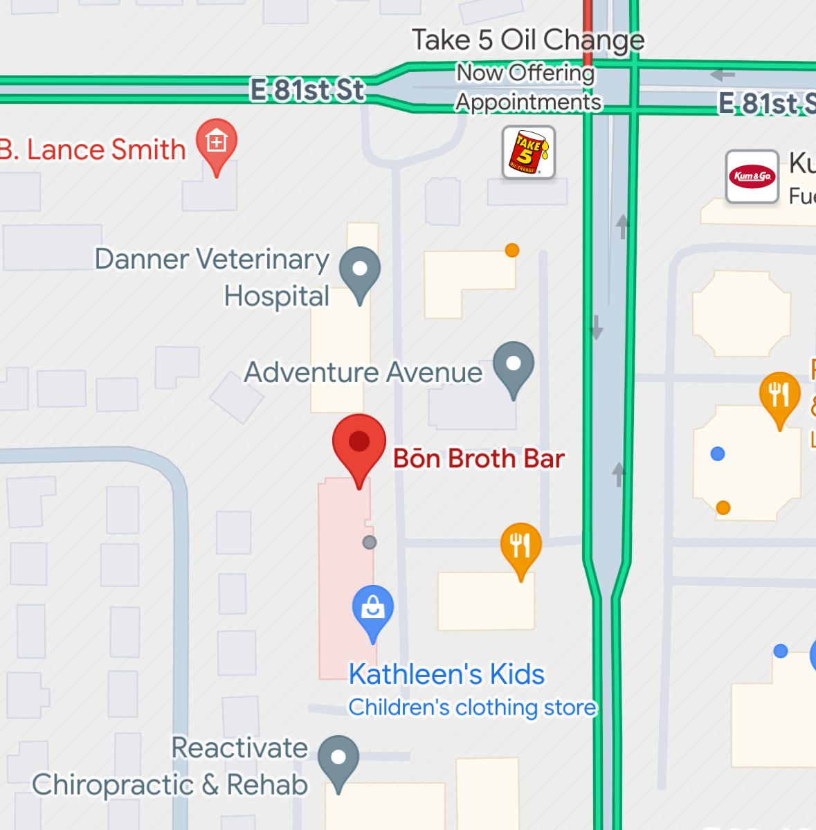 map of 81 and Harvard