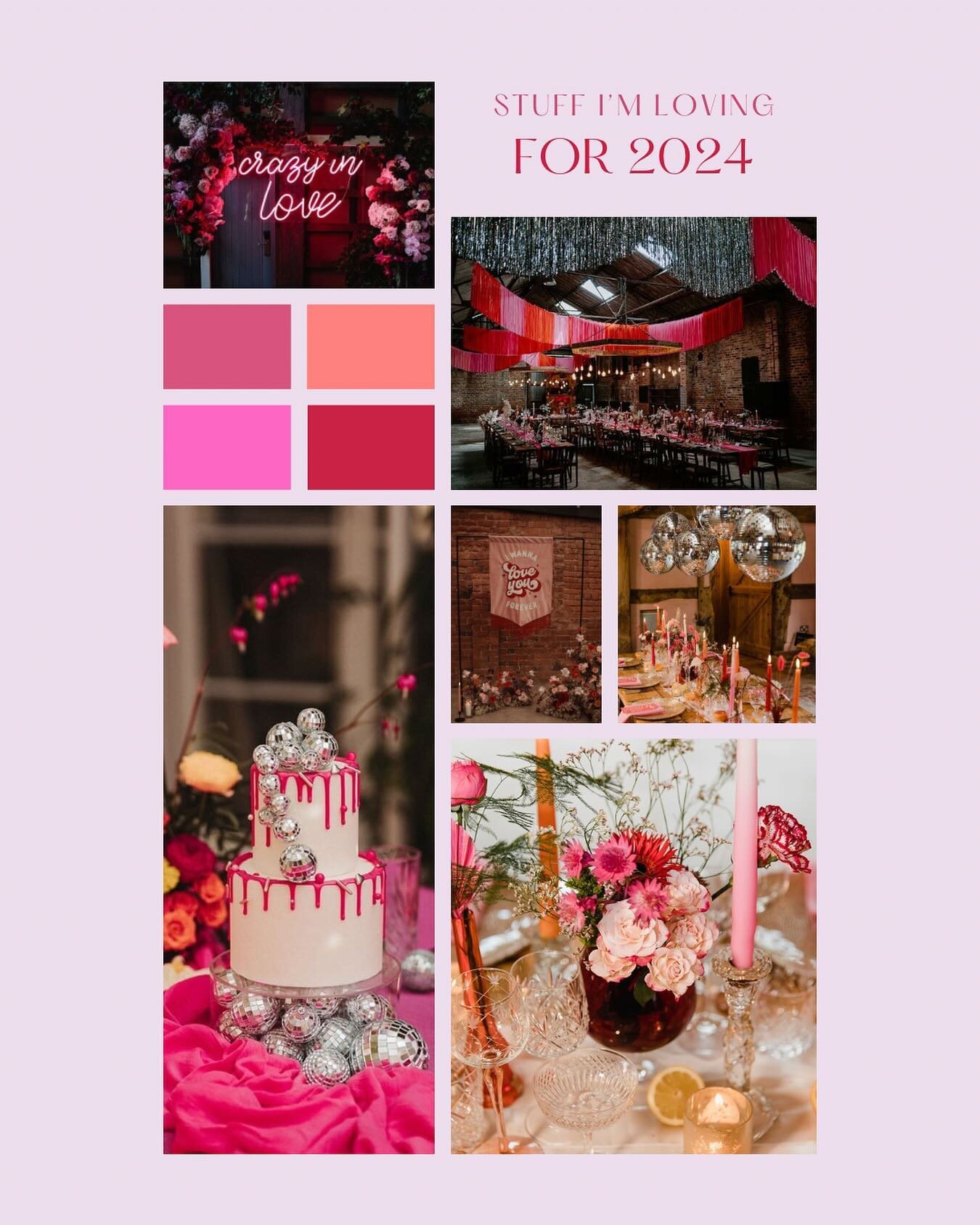 I am so looking forward to celebrating with all my 2024 couples!
.
I&rsquo;ve been getting lots of inspiration from others I follow on here&hellip;and Pinterest of course 🫣
.
Here&rsquo;s some styling I&rsquo;d love to see more of this year:
❤️&zwj;