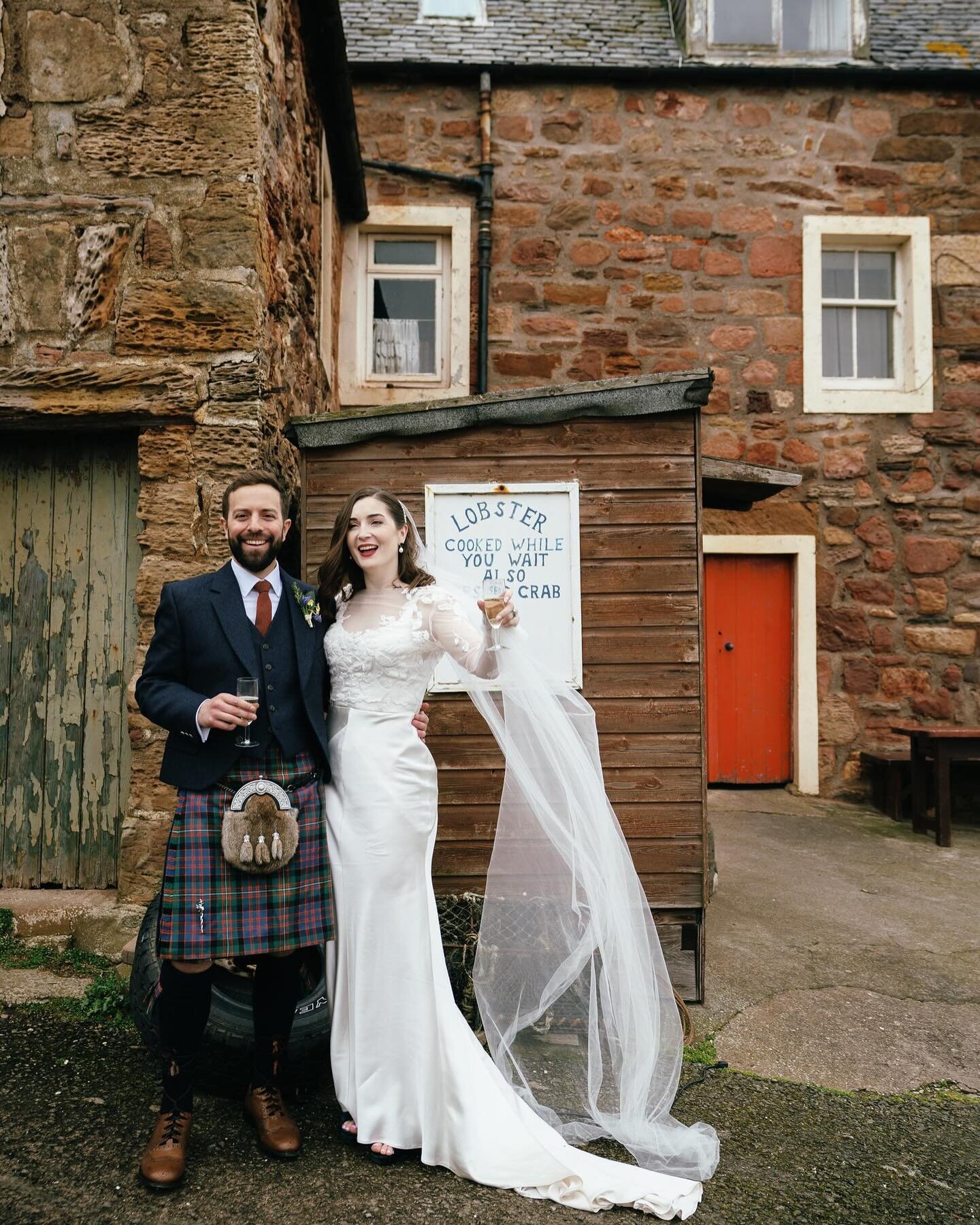 H A P P Y  A N N I V E R S A R Y !
Today marks one year since Jo &amp; Chris were married at the gorgeous @thecowshedcrail 🎉
.
I loved the decor for this one, with all the hanging stars and the gorgeous florals (you can see more of their gallery on 