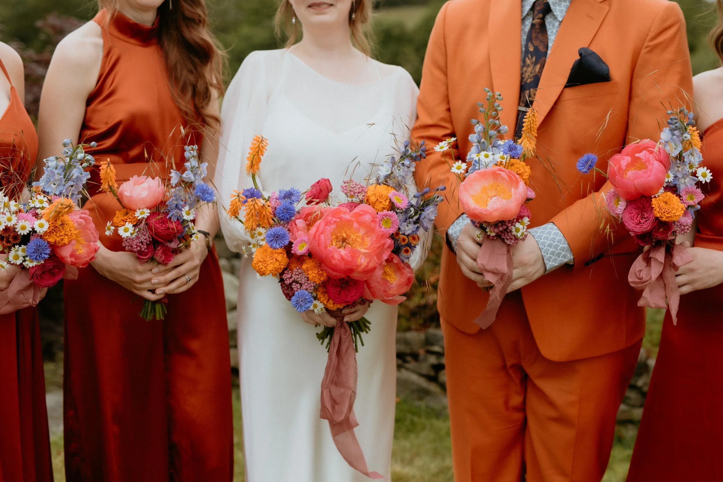Lavender Blue Alternative Wedding Coordination — wedding