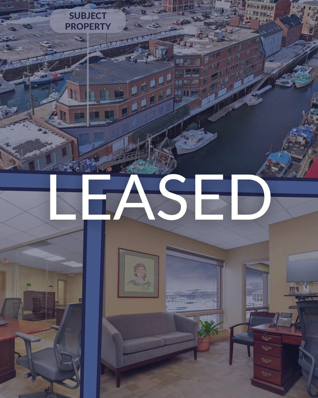 📍 Leased!
We&rsquo;re pleased to announce that Suite 200 at 50 Portland Pier is officially leased. Located in the heart of Portland&rsquo;s Working Waterfront, this premier office space will welcome its new tenants later this fall.