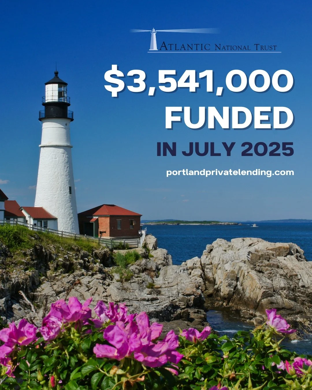 📈 Busy July at Atlantic National Trust

We&rsquo;ve already funded 7 deals totaling $3,541,000 &mdash; and we&rsquo;re only halfway through the month!

From coastal islands to commercial hubs, we&rsquo;re closing deals fast and fueling opportunity a
