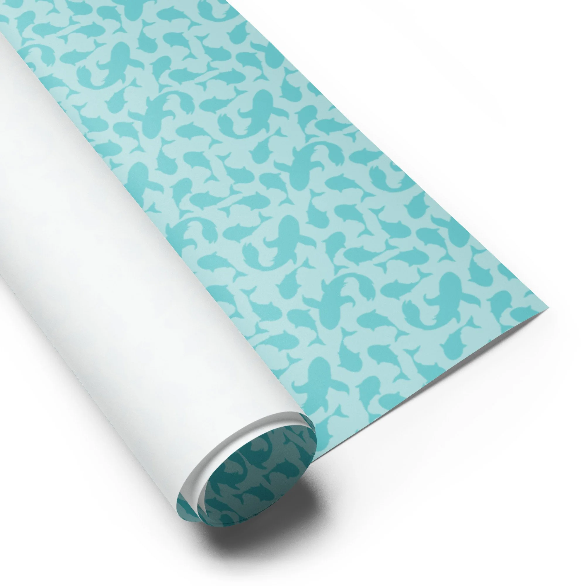 Huntington - Coastal Blues Wrapping Paper Sheets — Bayhill Studio