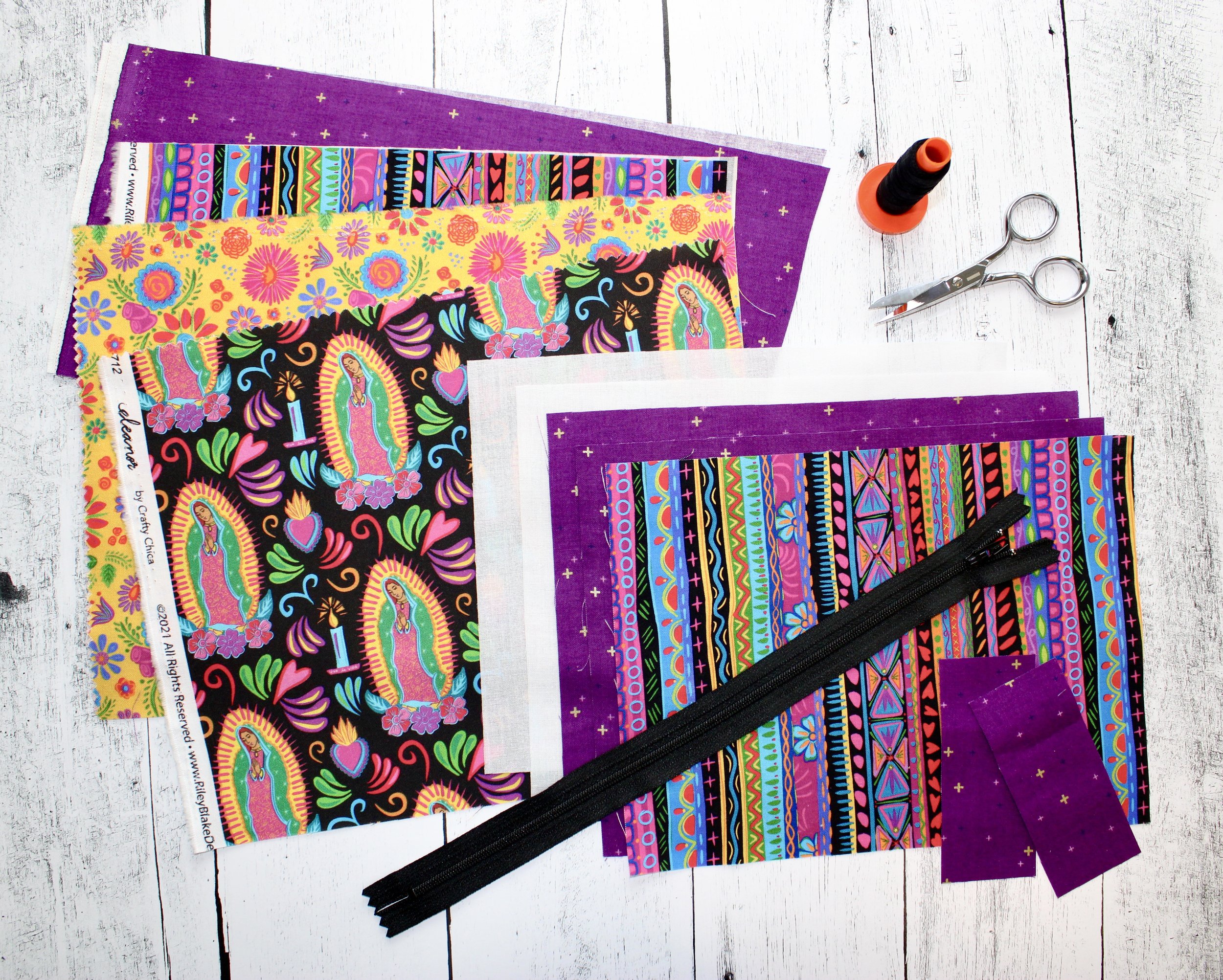 Our Lady Zipper Pouch Tutorial — Bayhill Studio