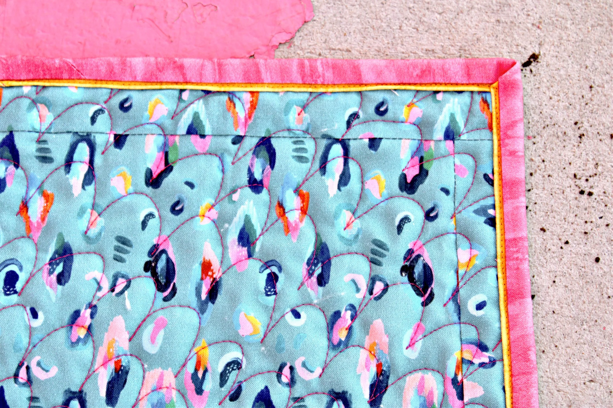 How I Made the Kindness Always Panel Quilt Heart Border — Bayhill Studio