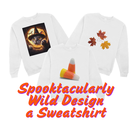 Spooktacularly Wild Design a Sweatshirt