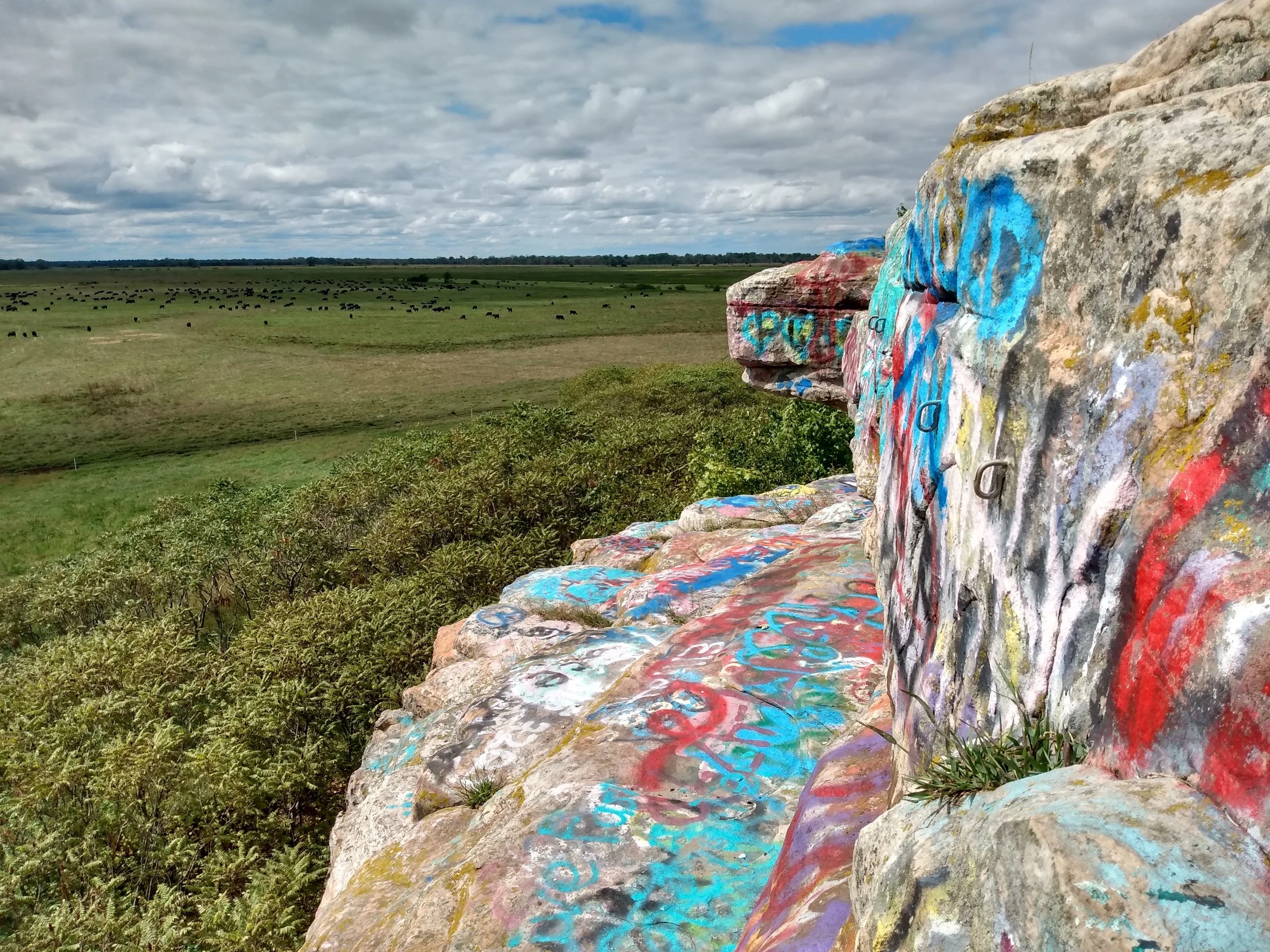 Owen's Rock Graffiti Cleanup