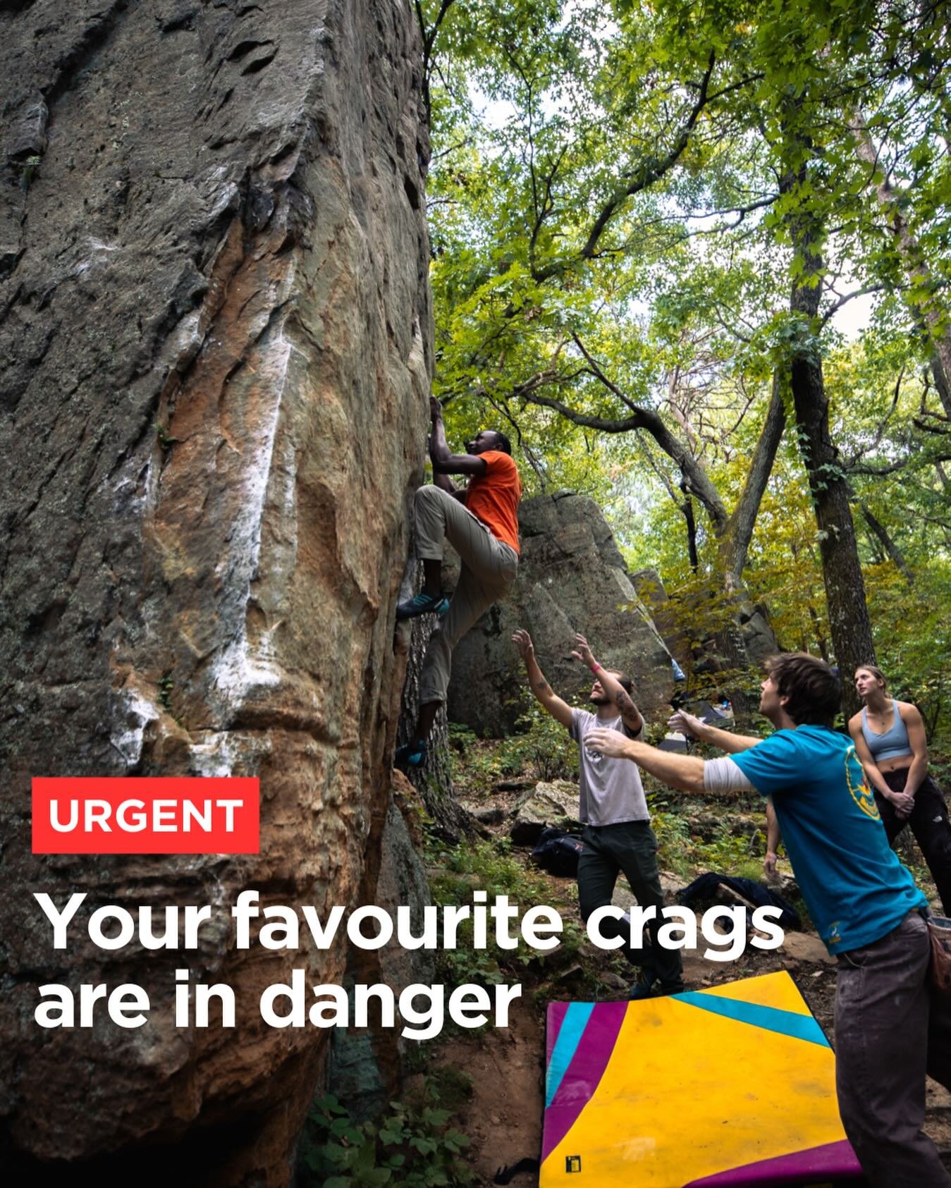 Bouldering in Wisconsin State Natural Areas: 
- Devil&rsquo;s Lake areas: Burma Road, the Reserve, Ghost Talus
- Rattlesnake Mound
- Quincy Bluff
- Castle Mound 
- High Cliff State park
- Nelligan Lake
- Hagar Mountain 

These areas will be affected 