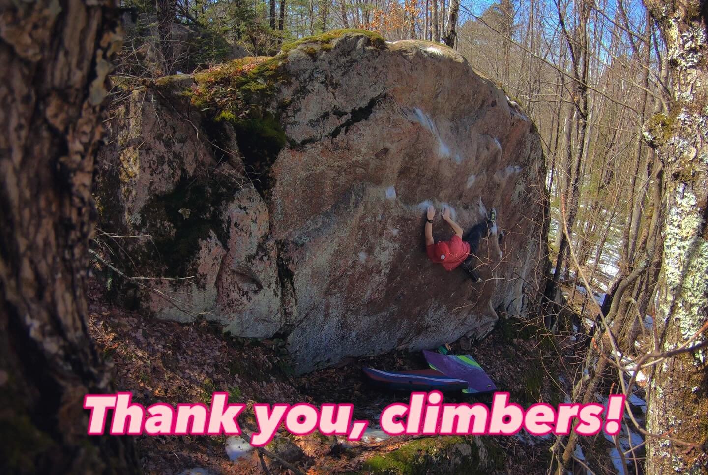 The DNR heard us loud and clear yesterday! The proposed definition of climbing that would have led to a ban on bouldering in State Natural Areas has been shelved! The DNR will work with the climbing community on new definitions. Climbers&rsquo; writt
