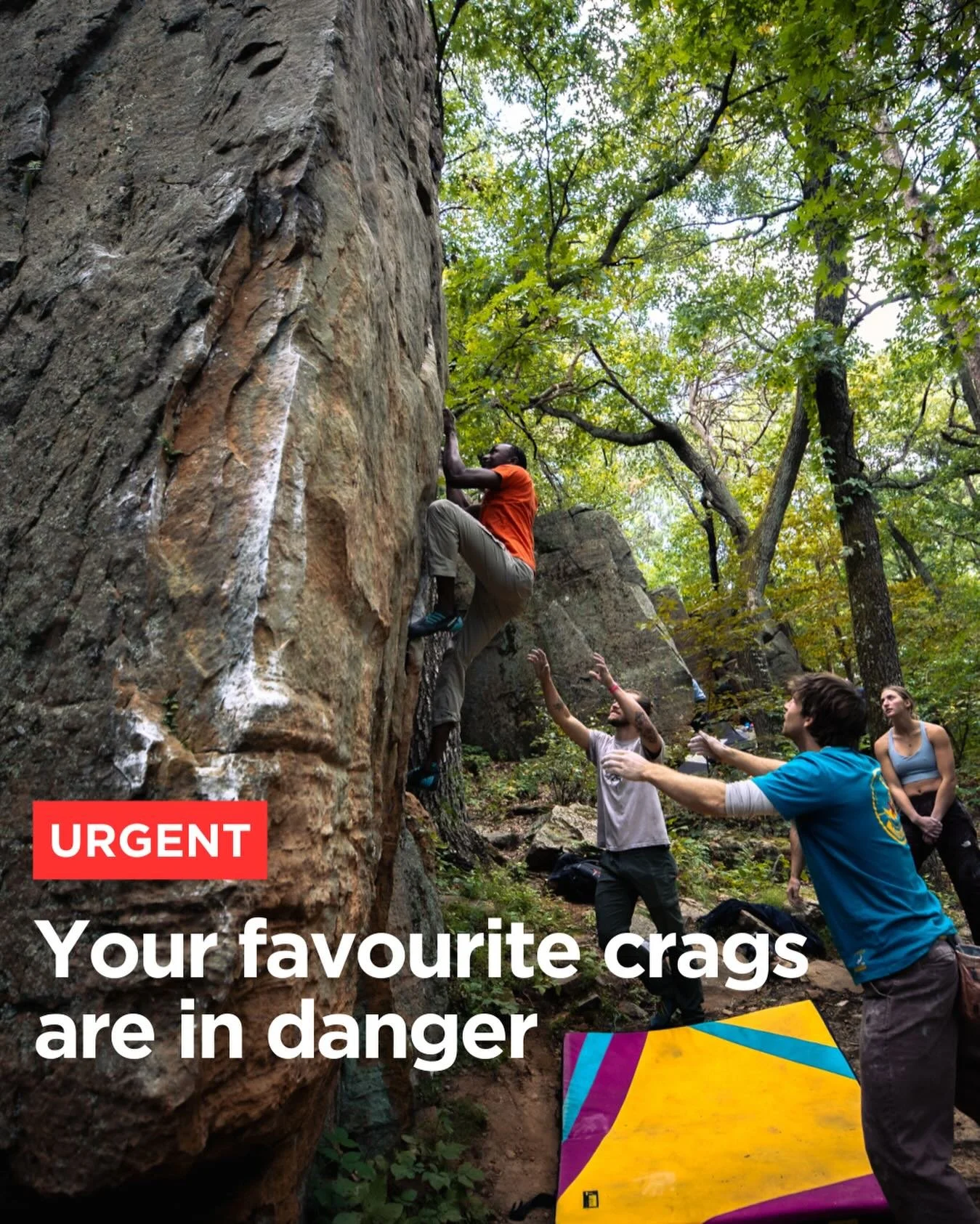 Bouldering in Wisconsin State Natural Areas: 
- Devil&rsquo;s Lake areas: Burma Road, the Reserve, Ghost Talus
- Rattlesnake Mound
- Quincy Bluff
- Castle Mound 
- High Cliff State park
- Nelligan Lake
- Hagar Mountain 

These areas will be affected 