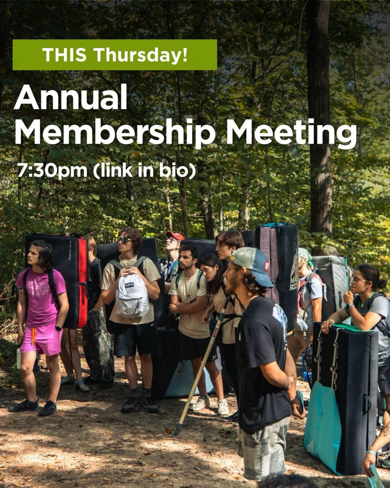 🧗&zwj;♀️ WCA Annual Member Meeting - this Thursday at 7:30pm (link in bio). 

Featuring special guests: the researches who conducted the Economic Impact Study!

2024 was big for Wisconsin climbing:

- First ever Quartzite Classic
- Economic Impact S