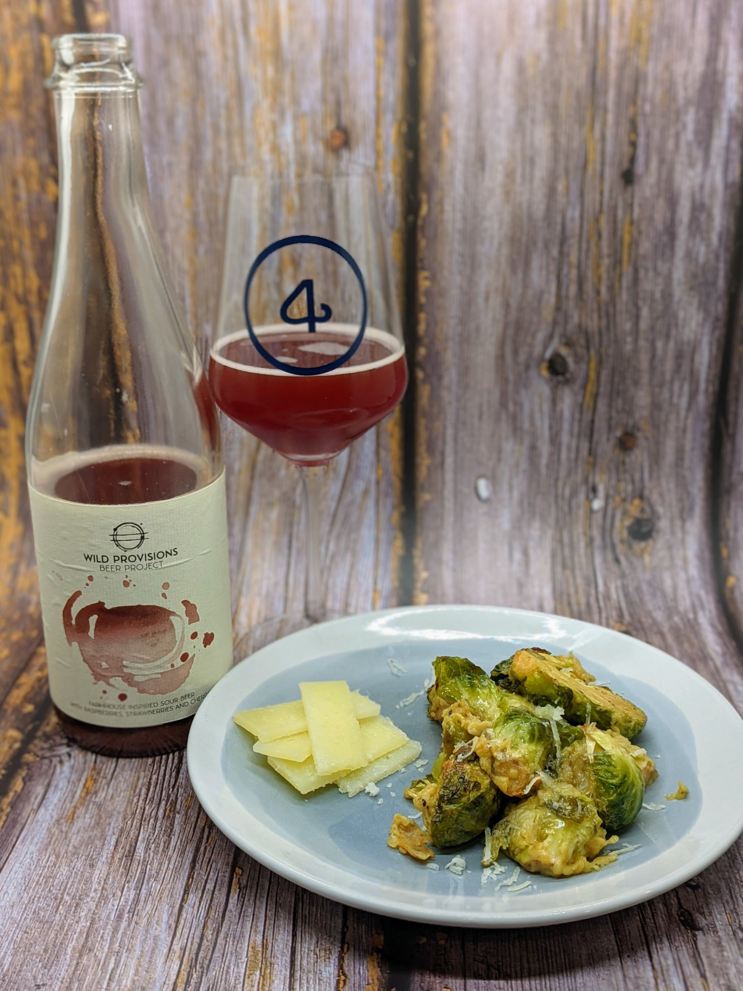 Manchego Brussel Sprouts w/ Oak Fermented Sour