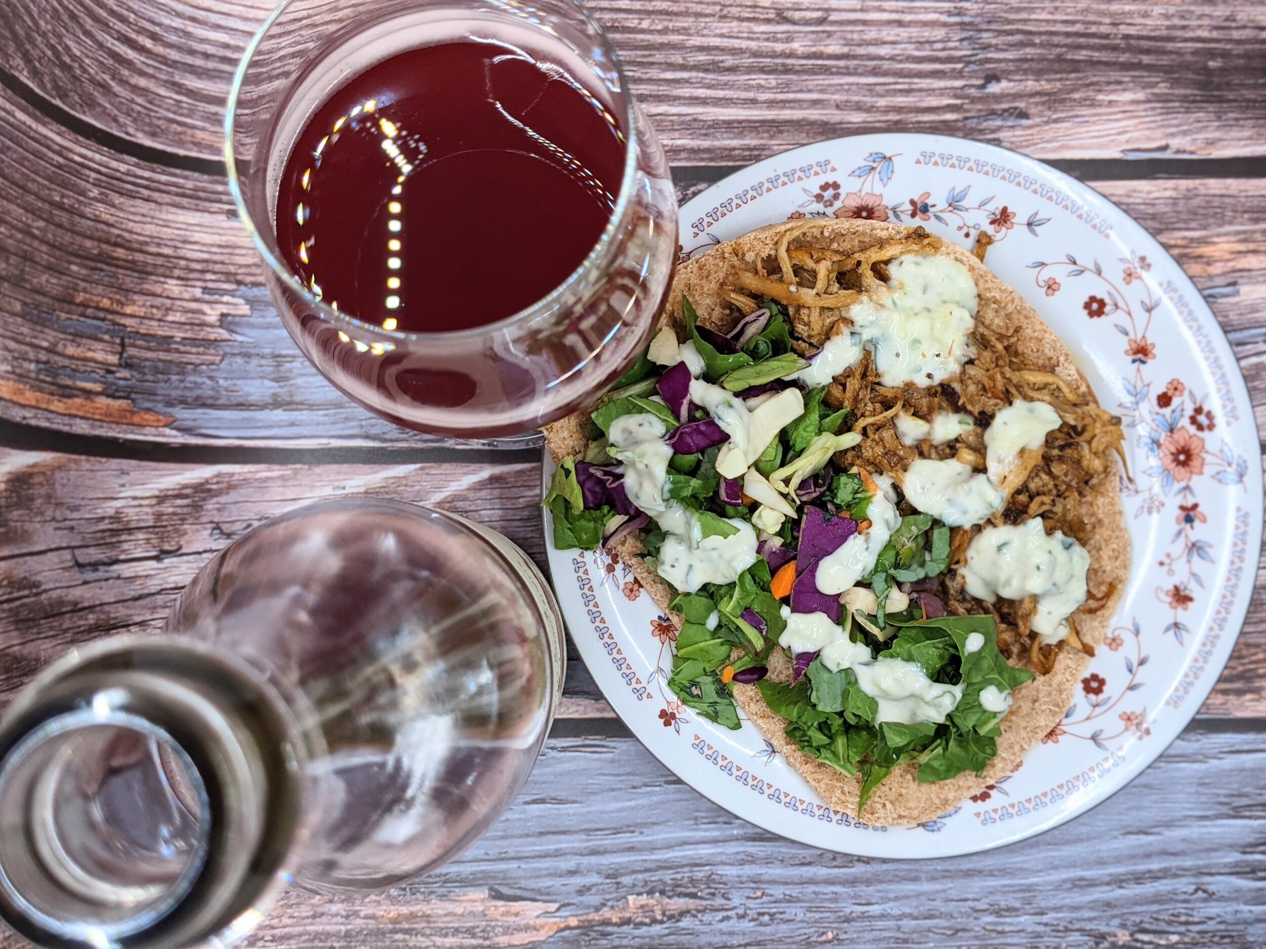 Mushroom Gyro and Wild Provisions Farmhouse-Inspired Sour Beer: A Perfect Pairing