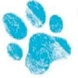 Blue paw from West Allis Vet Clinic logo