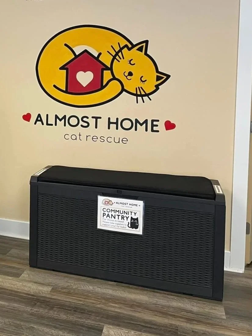 Almost Home Cat Rescue MKE Community Pet Pantry storage bin
