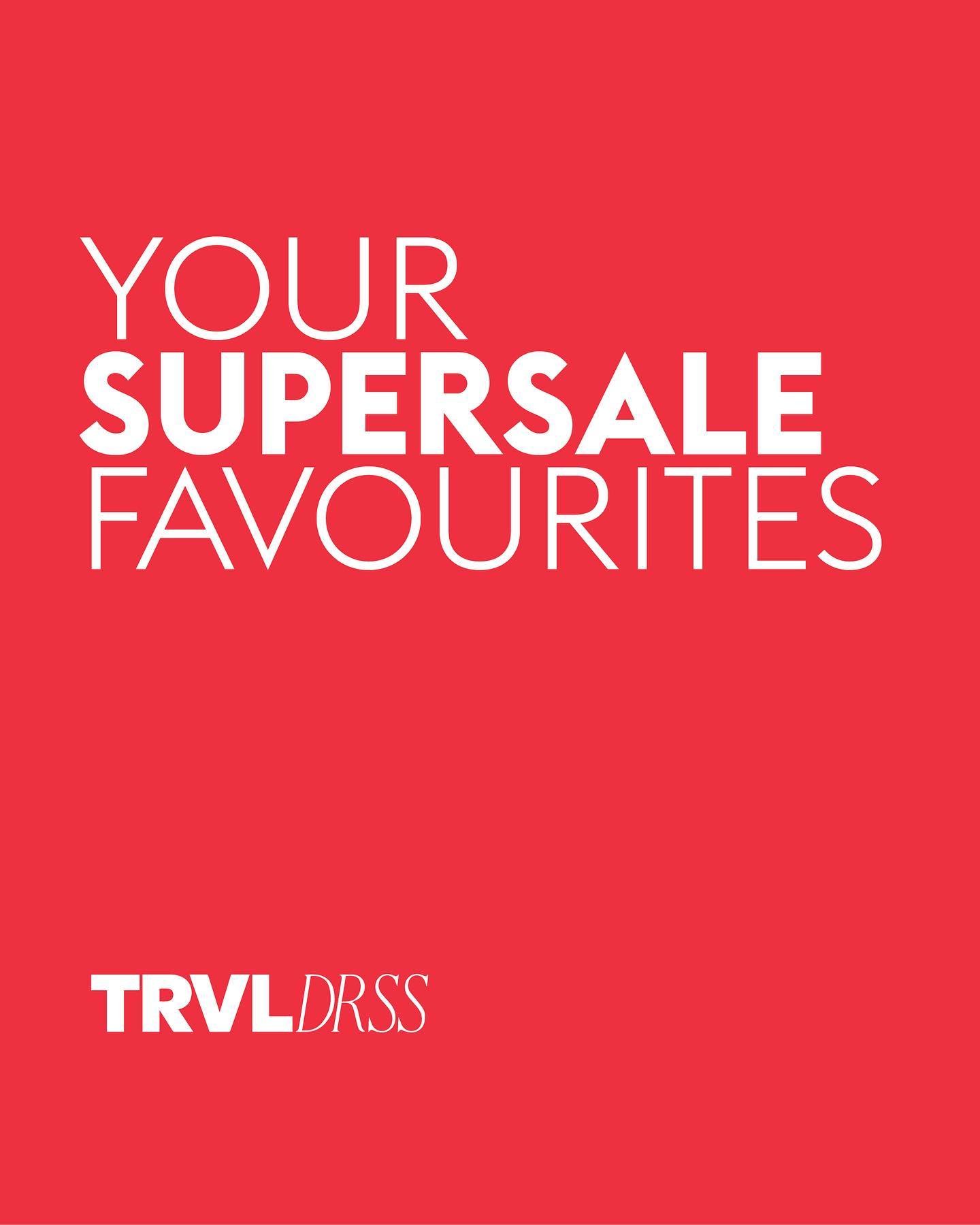 Super Sale Favourites! We selecteerden de mooiste items uit de nieuwe collectie van TRVL DRSS. Stuk voor stuk onmisbare items in je lente-/zomergarderobe. Nu met stapelkorting tijdens de opheffingsuitverkoop van de damescollectie. 

#brothermode #new