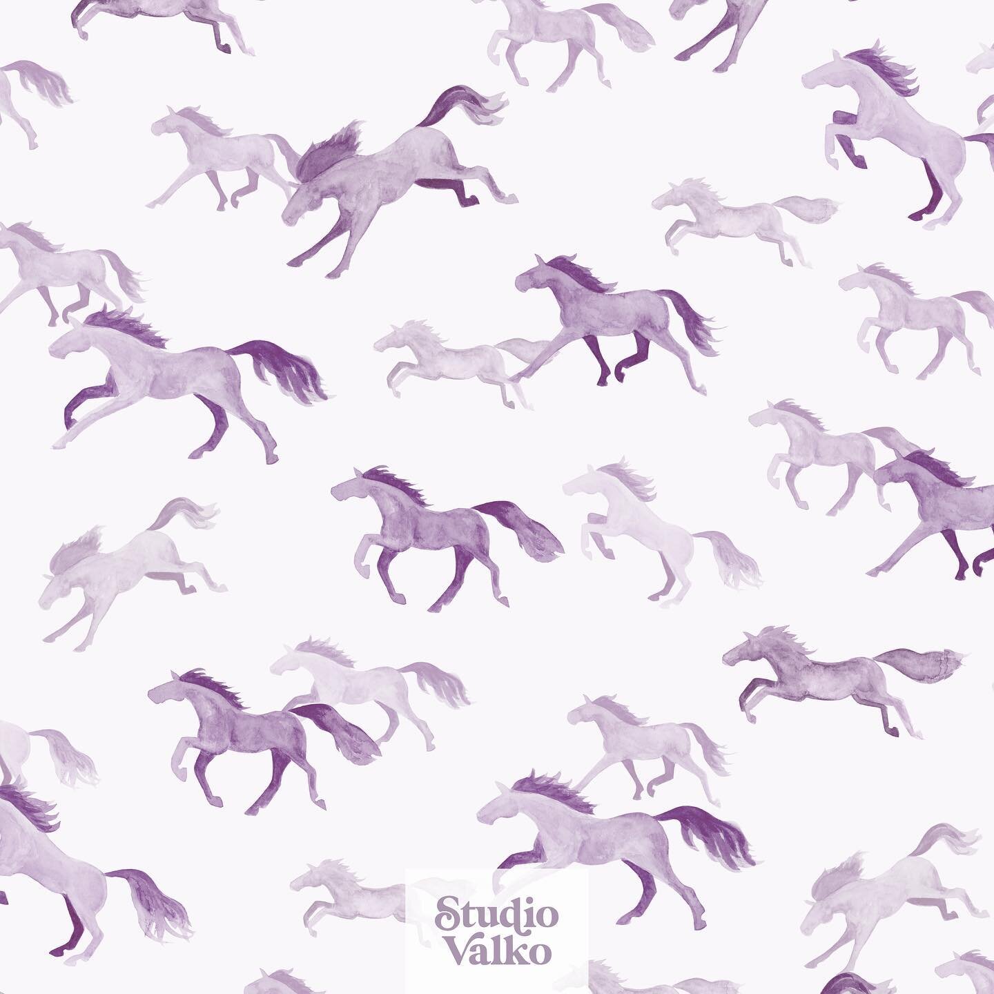 You may have recognized the watercolor horses from one of my stories last week. I&rsquo;m happy to announce that it has been selected to be showcased on @naturalrootsfabric website as part of their watercolor spring art call. 

I&rsquo;m imagining th