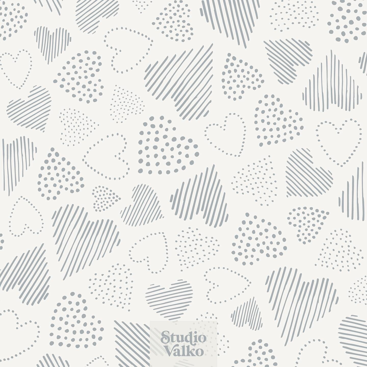 Happy valentine&rsquo;s day! 

This design is available on fabrics, home decor items and wallpaper in my @spoonflower shop. Link in bio and in story to shop this collection!

-

Joyeuse St-valentin!

Ce motif est disponible sur tissus, items de d&eac