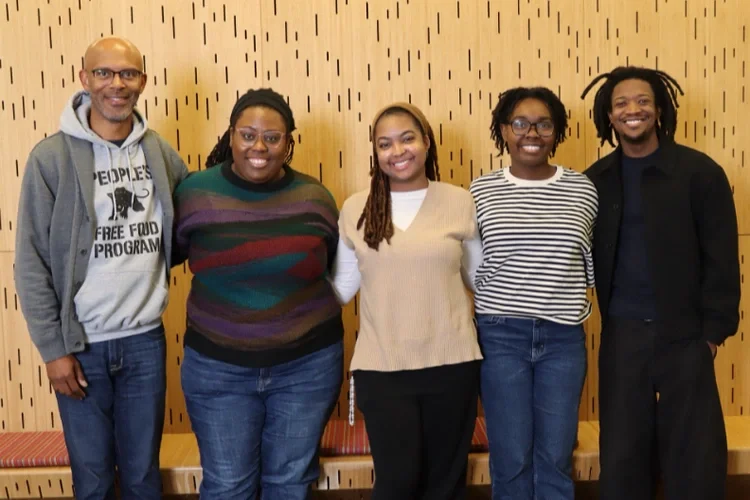 Rayvon Fouché, Nina-Simone Edwards, Ngozi Harrison, Mouray Hutchinson, and Stephanie “DJ” Jones