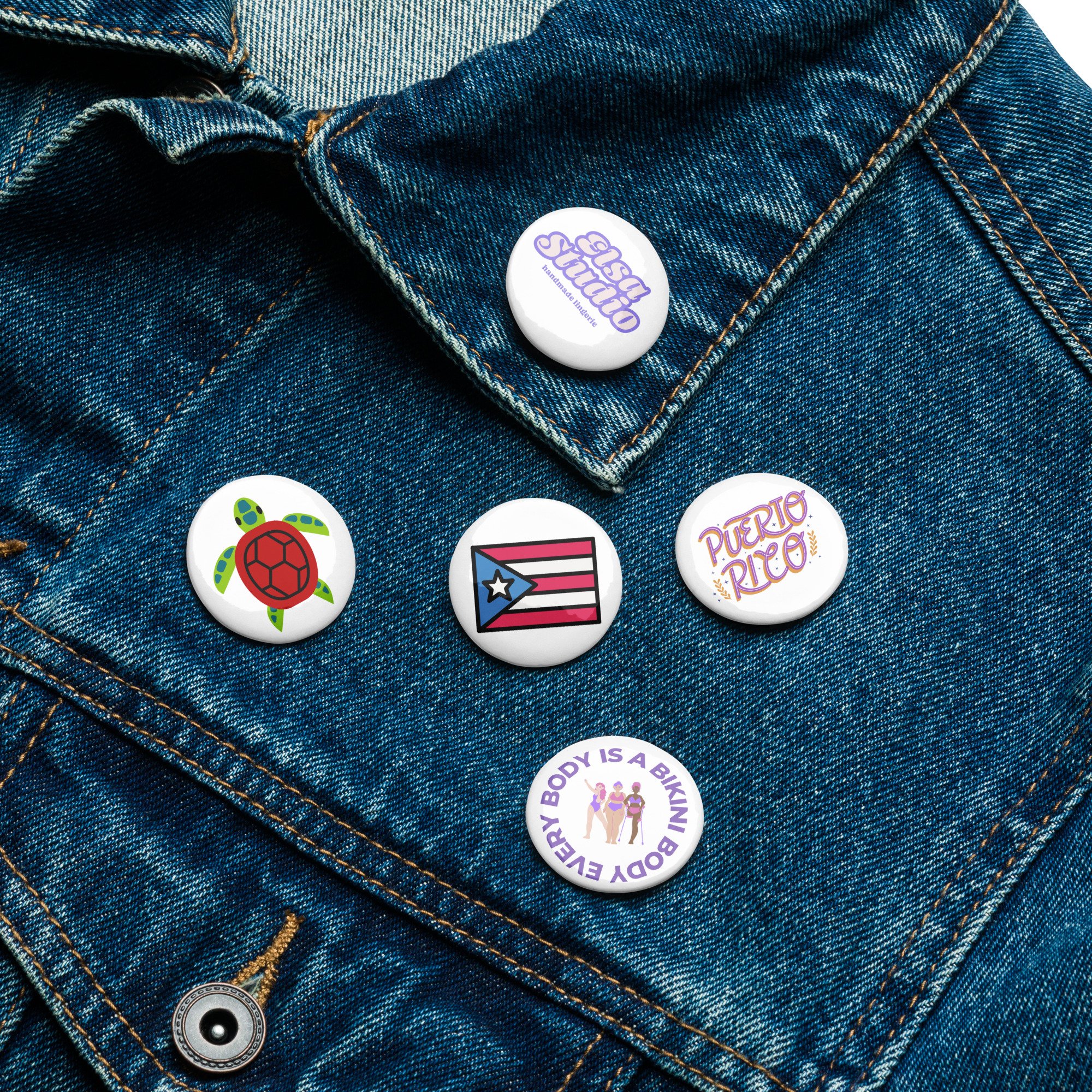 Elsa Studio Pin Buttons