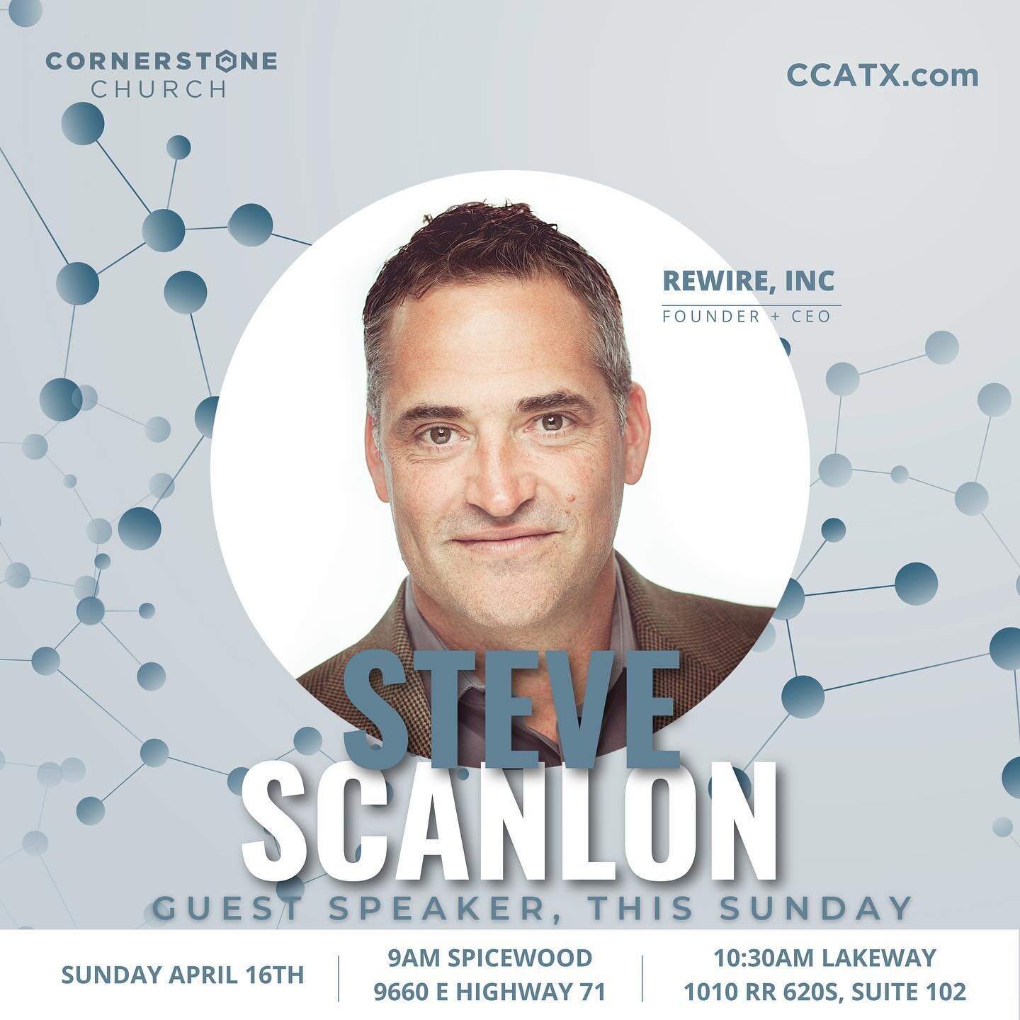 Do you want to know THE TRUTH about worry, fear and anxiety? 

What does it mean to productively manage stress in this crazy world of ours? IS there a way to productively manage it, or are we just stuck with it? 

Speaker Steve Scanlon has some ideas