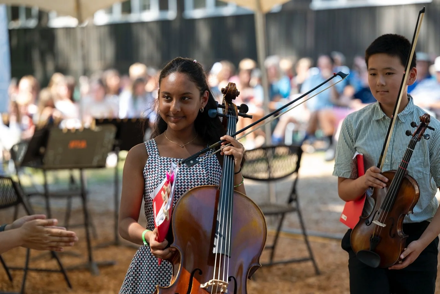 There&rsquo;s nothing like that feeling of accomplishment after a great performance!

#southernmainestringcamp #orchestra #cello #cellist