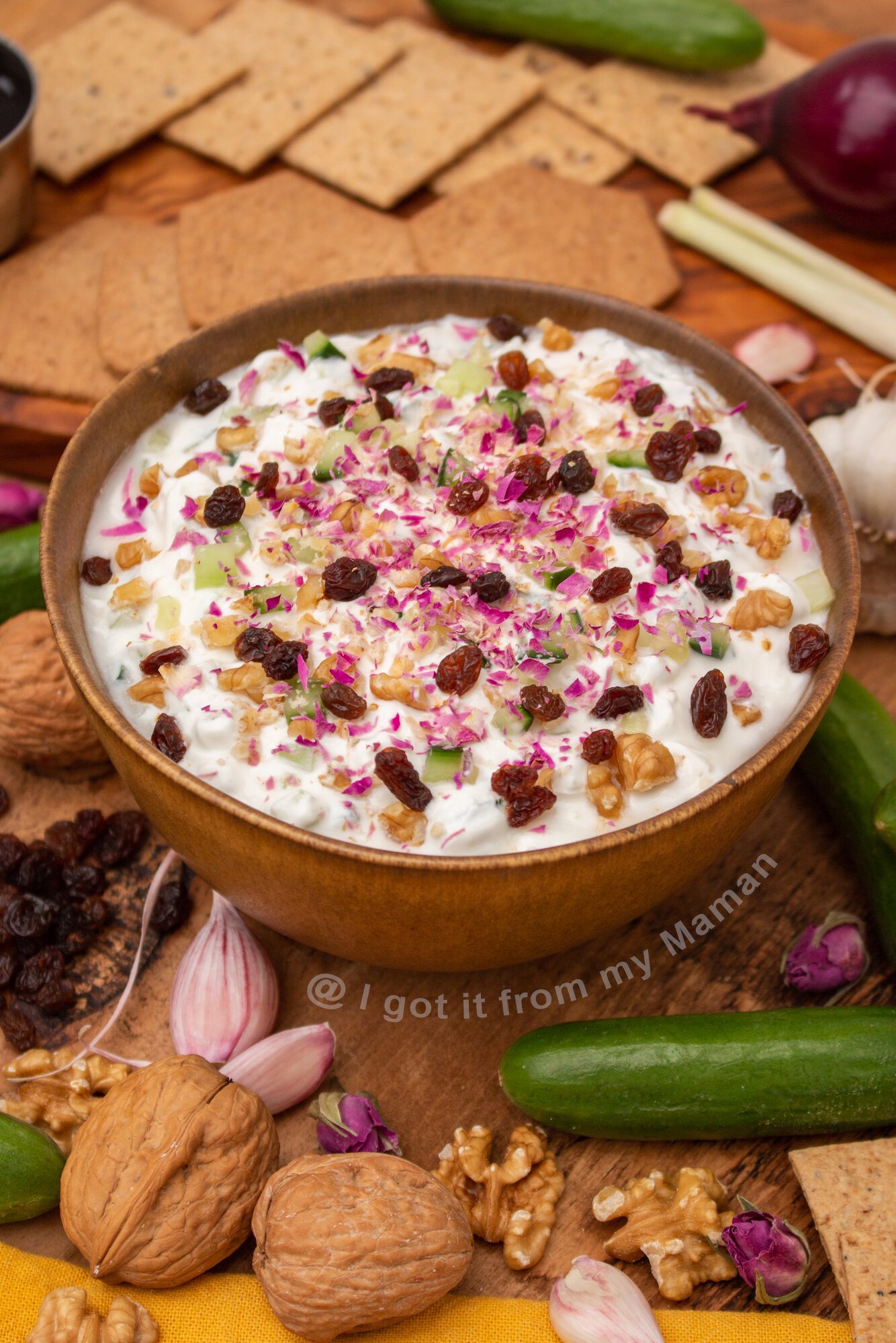 Mast o Khiar Recipe - Persian Yogurt Dip — I got it from my Maman