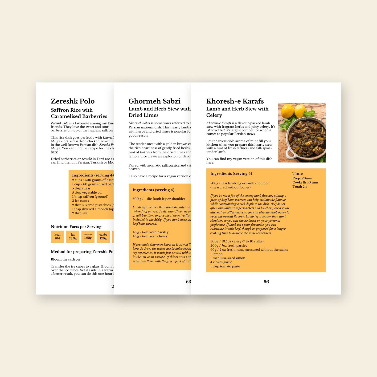 Inside Classic Persian Recipes by Hami Sharafi