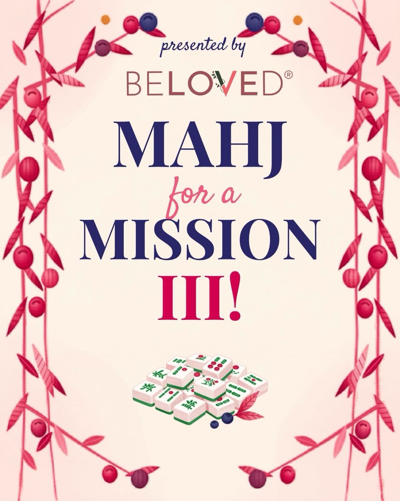 More Mahj. More Fun. More Impact. 🀄
Mahj for a Mission III is almost here and you don&rsquo;t want to miss it. Every tile you play supports BELOVED&rsquo;s work of walking alongside women reclaiming their freedom and their future.
📅 August 21 &midd