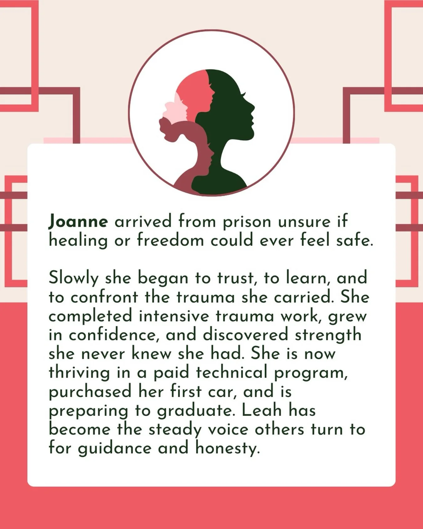 Sometimes the first step is simply believing something different is possible.

Joanne&rsquo;s journey shows the power of perseverance and support. Today she is growing in confidence, preparing to graduate, and stepping into new opportunities.

A futu