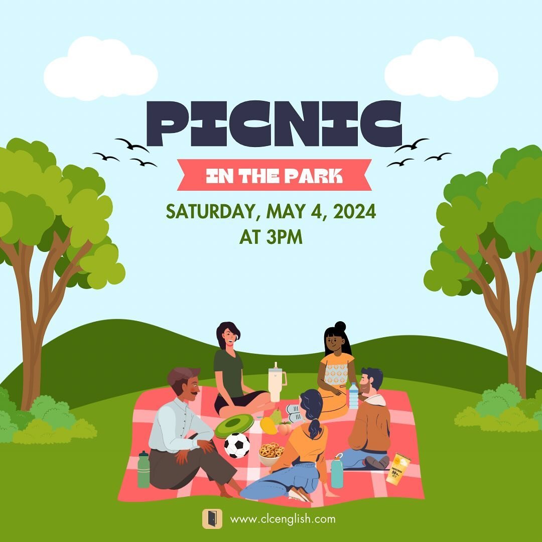Join us for a fun Picnic in the Park this Saturday at 3 PM! 🎉
Bring:
	&bull;	A snack to share 😋
	&bull;	Your water bottle to stay cool&nbsp; 💧
	&bull;	A blanket to sit on&nbsp;🧎🏾&zwj;♂️&zwj;➡️
	&bull;	Sunscreen! 😎
Get ready for games, laughs, a