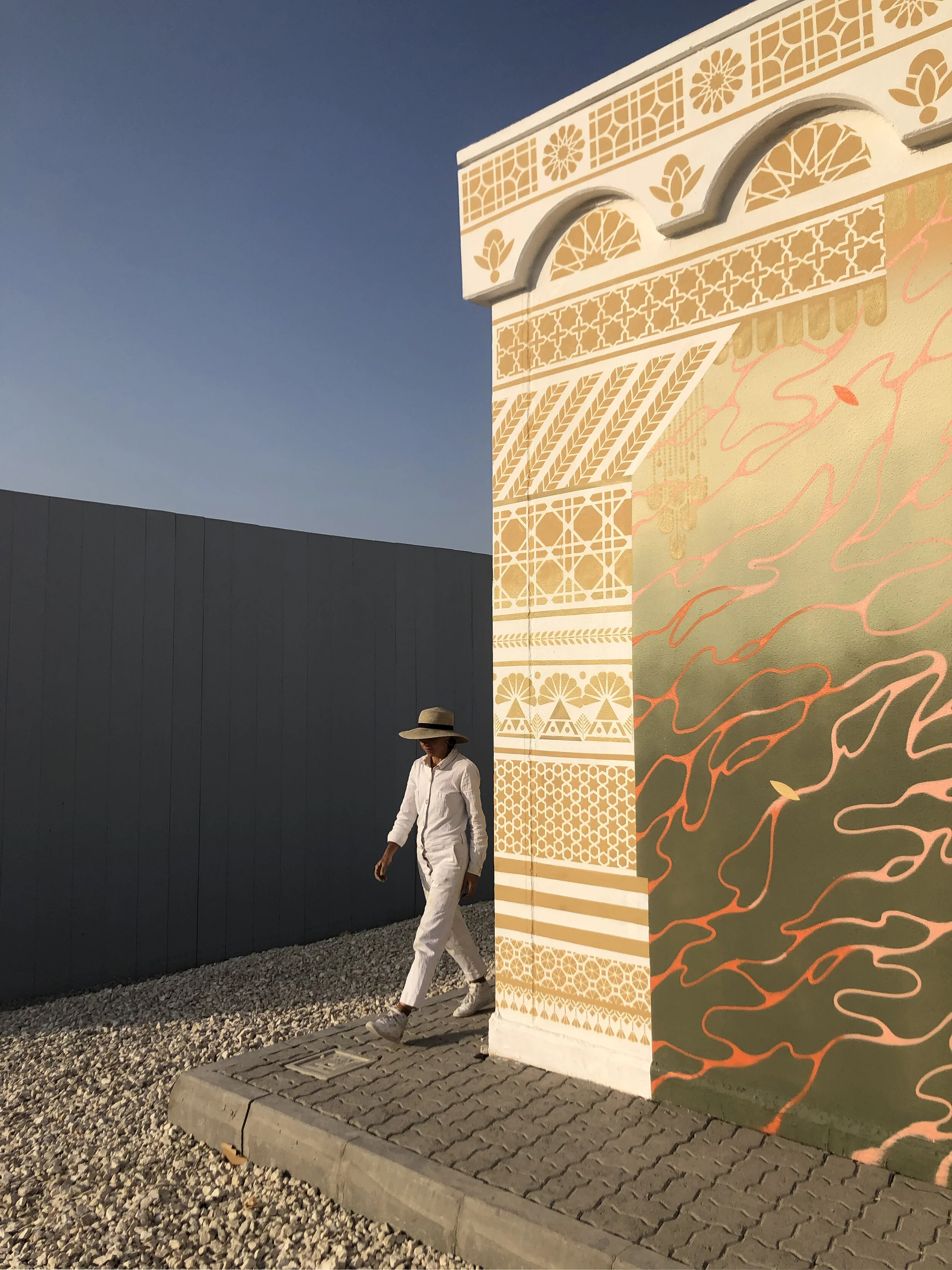 Mural Fresque - Sunrise - Abu Dhabi 2021 - SupaKitch Koralie