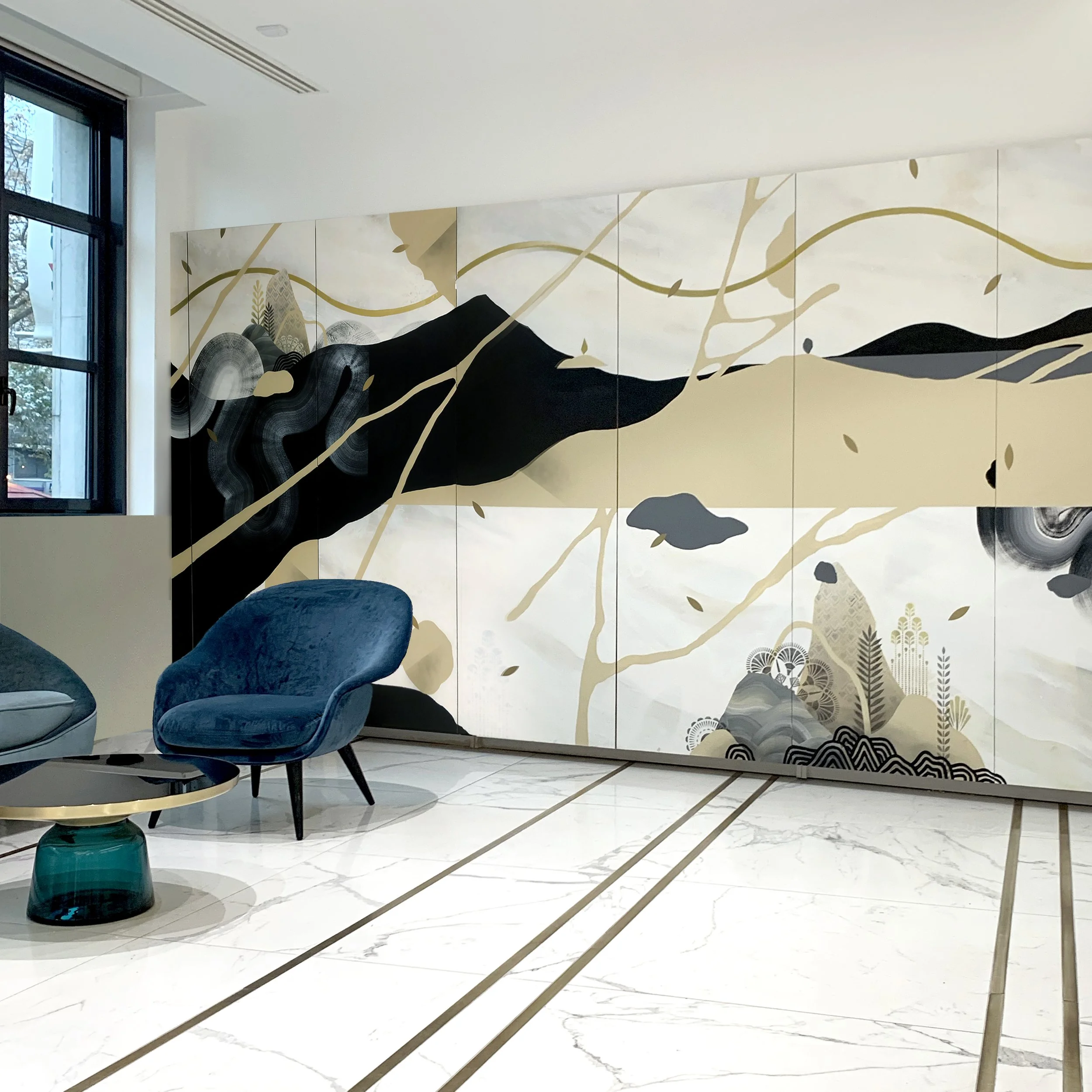 Mural Fresque - Crédit Agricole - Paris 2021 - SupaKitch Koralie