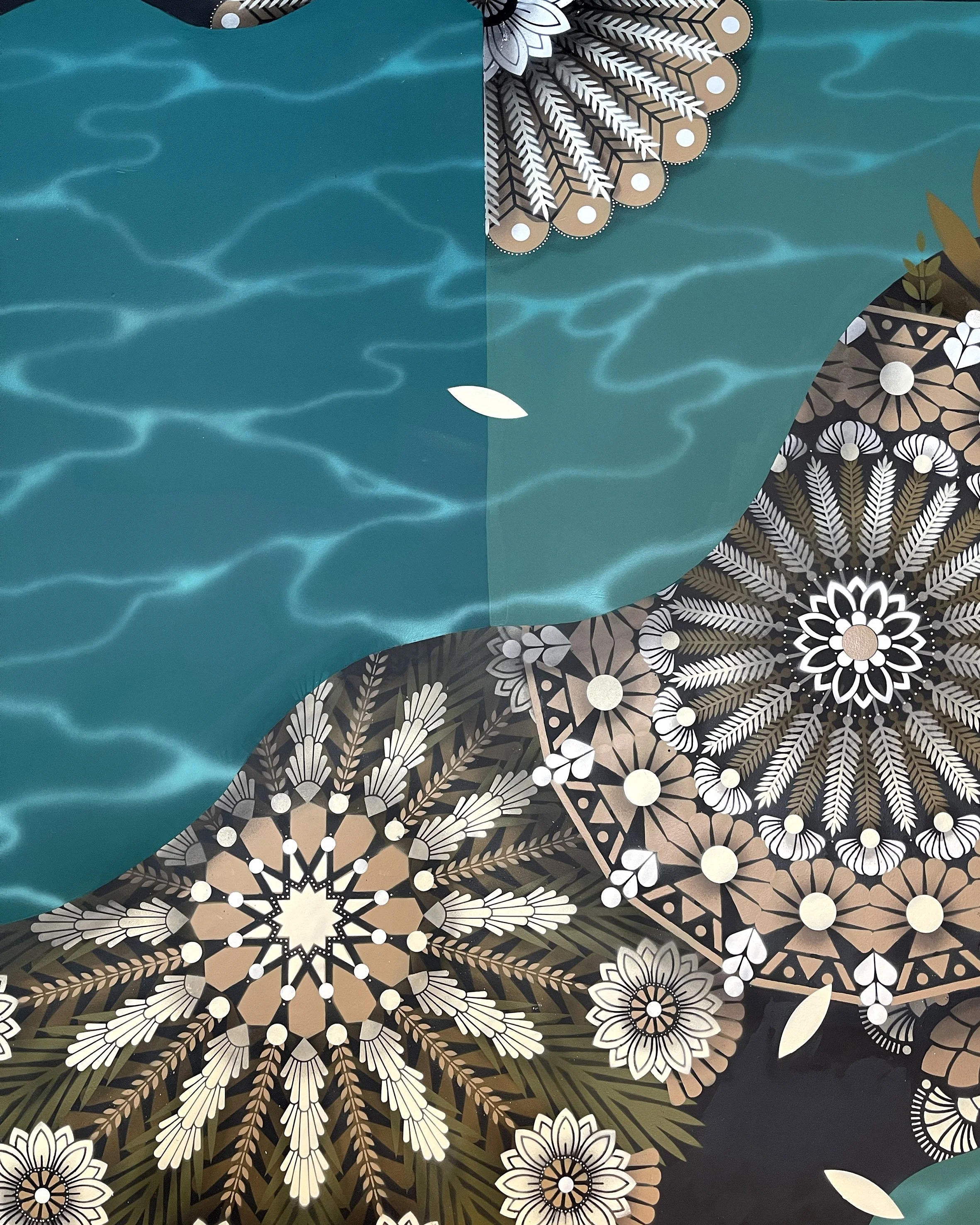 Mural Fresque - Hortillonnages - Amiens 2021 - SupaKitch Koralie - Malapert