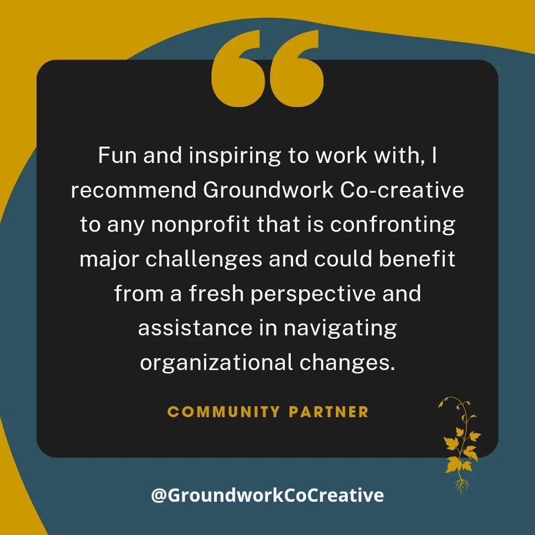 We love that our community partners are honest with us and others on the work we do with them. Community is everything and learning is next in line when it comes to growing and making changes within your organization. Stay tuned to learn more ways yo