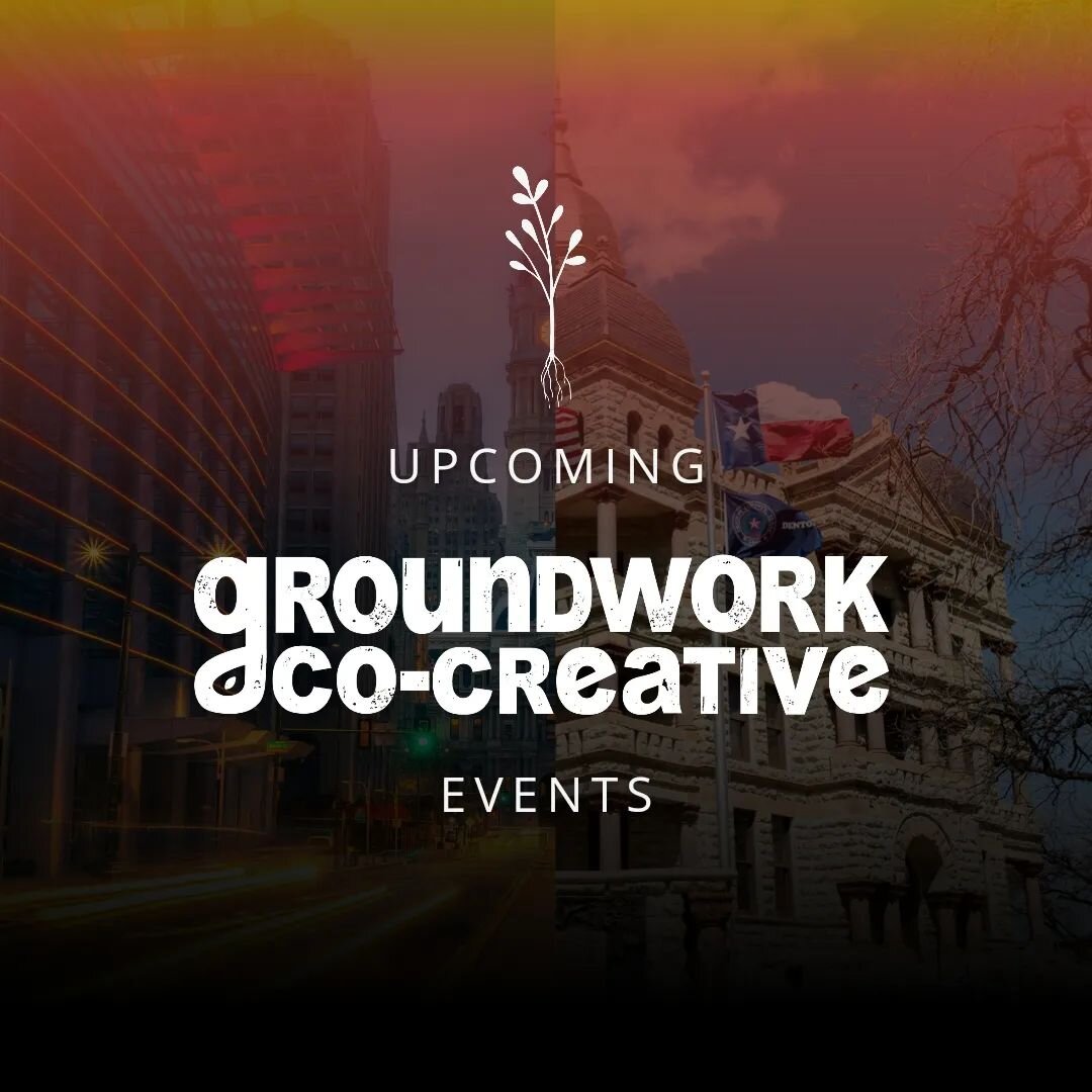 From working with organizations, clients, and speaking engagements, we&rsquo;re focused on community, healing, and growth.

#GroundworkCoCreative #NonProfit #UpcomingEvents #Texas #Philly #TAAS #DiningOutForLife
