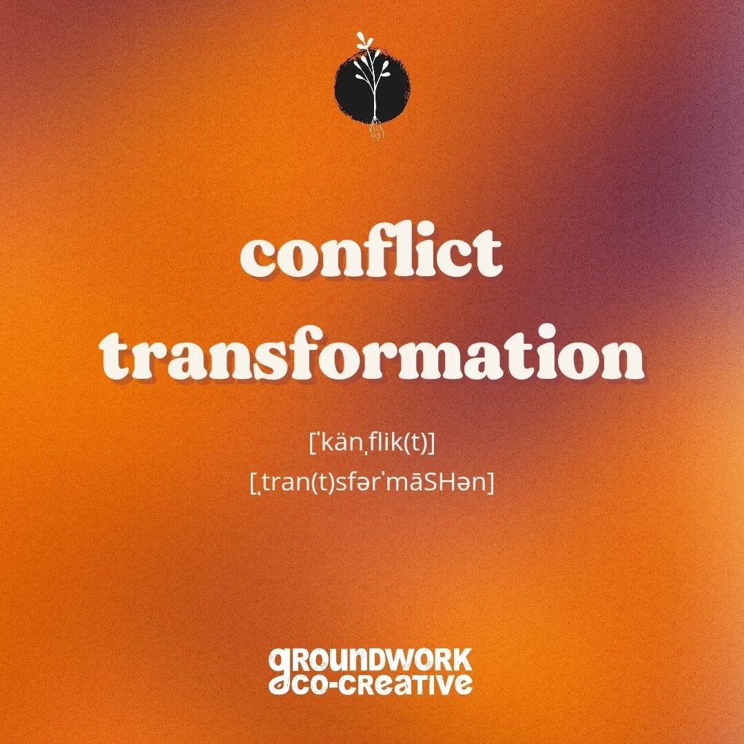 Conflict transformation is key to the work that we do and a concept that we as a people must embrace. 

Conflicts are a reality. 

It's up to us to practice a way to bring healing into our communities with our solutions.

#CommunityCare #ConflictTran