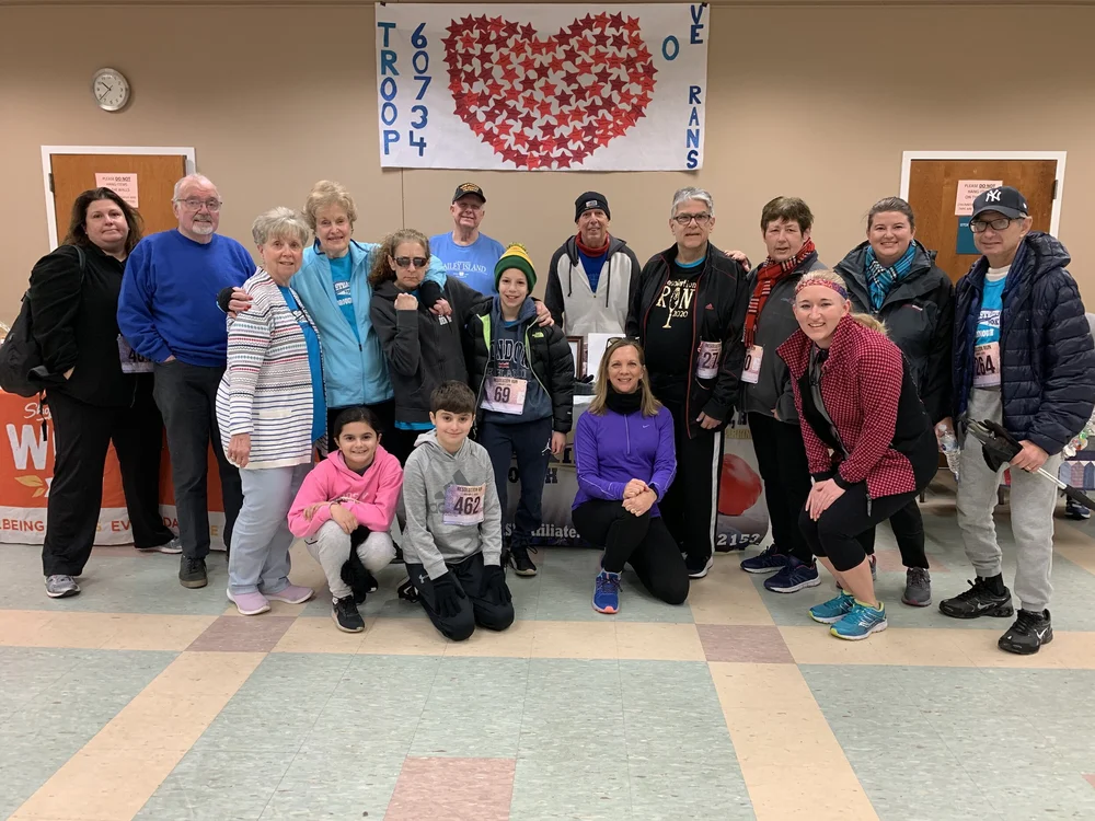 Group photograph from the Rock Steady Boxing program’s community history