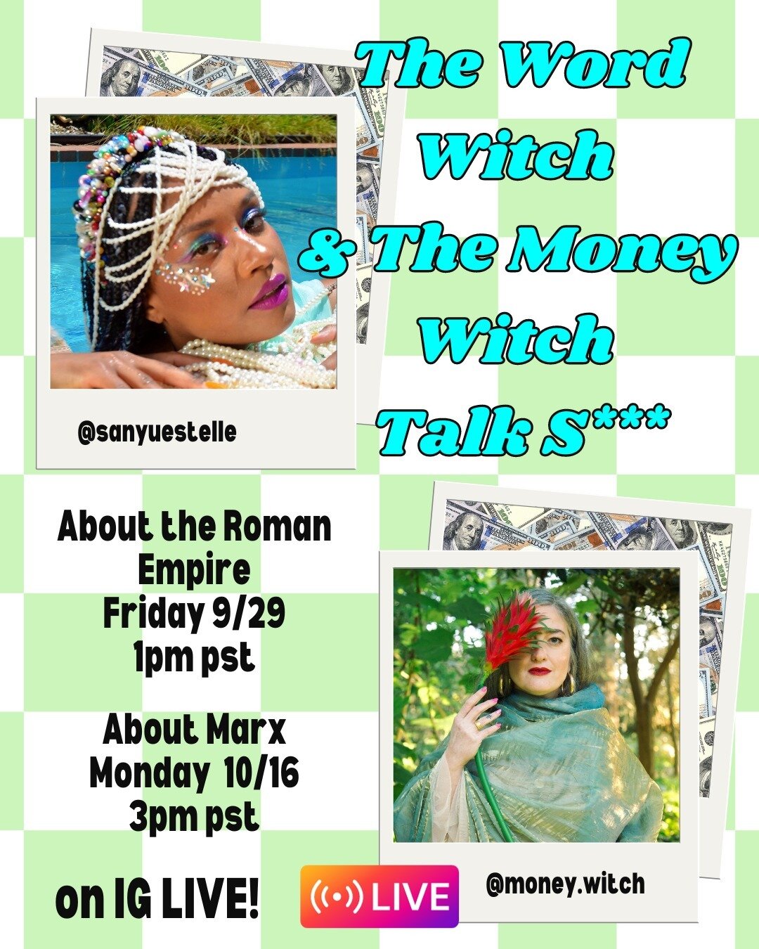 Tomorrow Babies! It's me and @sanyuestelle very first foray into taking our s*** talking live to the public. We're starting with the #romanempire because honestly since we're confessing how many times a day we think about it, I've got to say probably