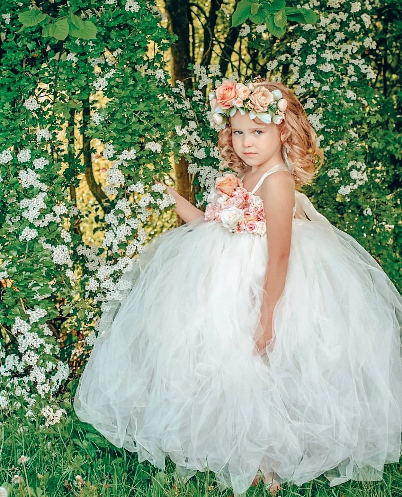 Floral Tulle Dress — Luxury kids 