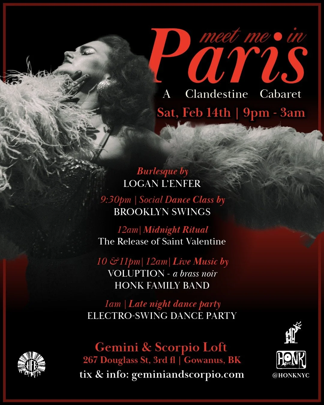 MEET ME IN PARIS - A Clandestine Cabaret💃